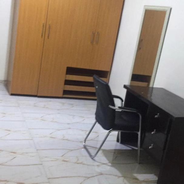 Reading table and wardrobe