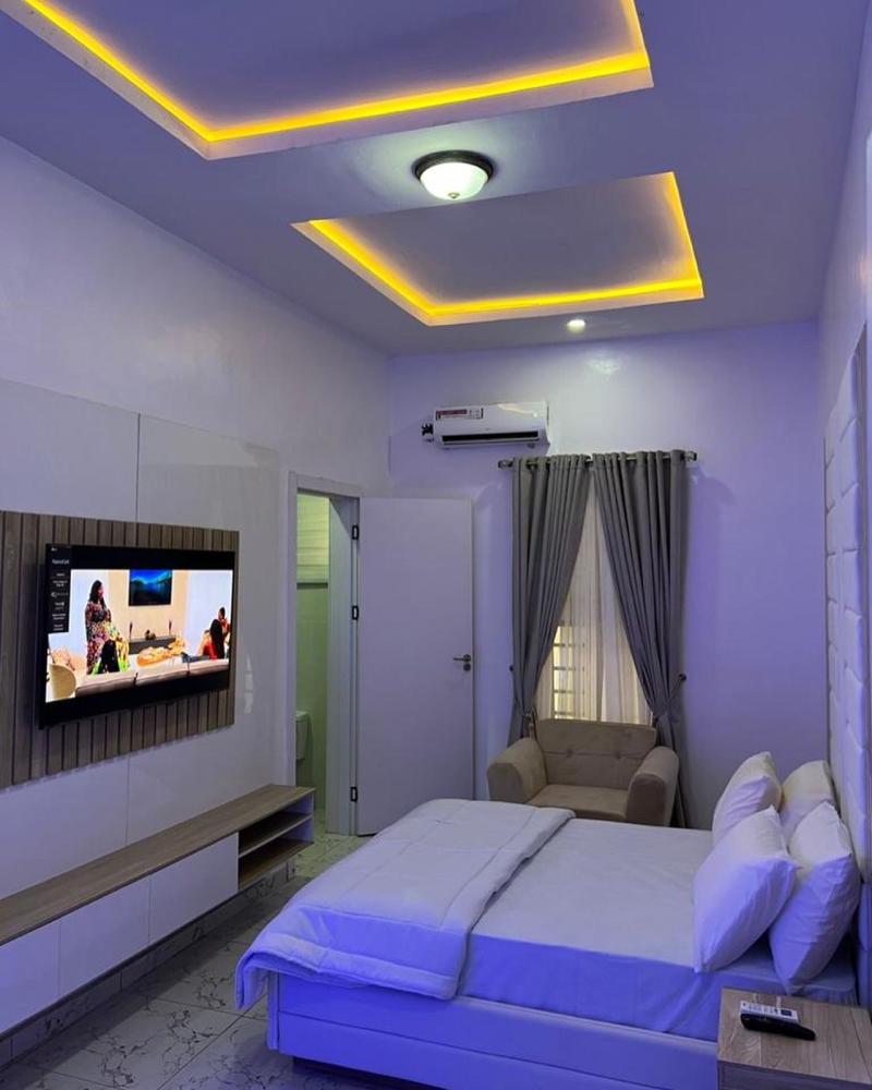 Bedroom with smart tv