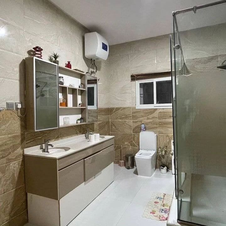 Bathroom and toilet
