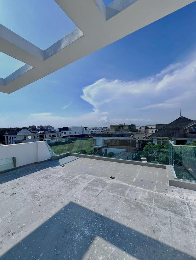 COWRIE CREEK , IKATE LEKKI | N1B CONTEMPORARY 5 BEDROOM SEMI-DETACHED HOME WITH ELEVATOR , SWIMMING POOL, CINEMA , ROOF TOP TERRACE FOR SALE‼️‼️