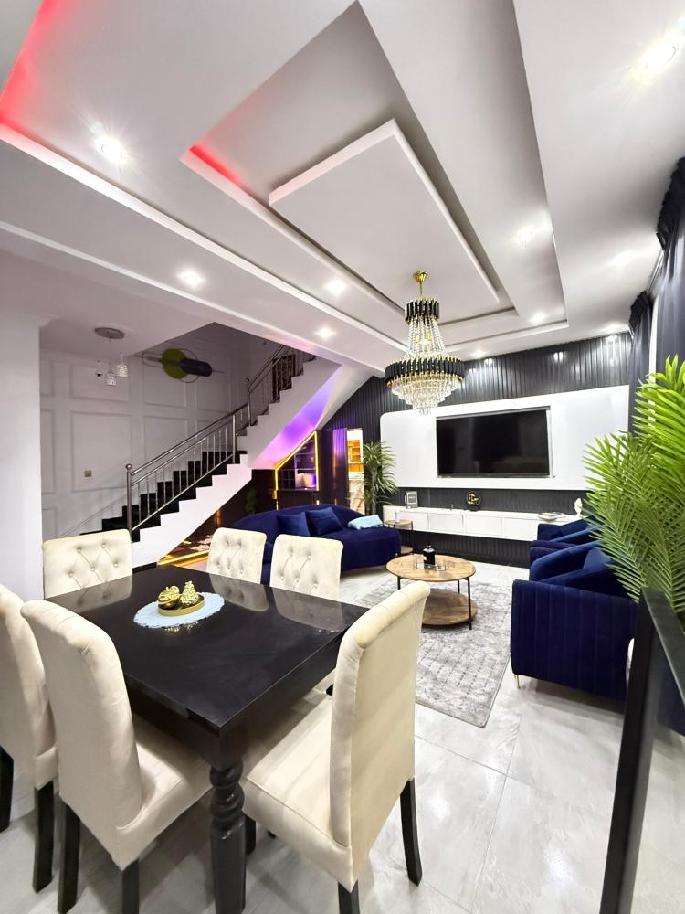 Brandnew  Furnished 4 Bedroom Corner piece Terrace Duplex,in a Service call and code to access estate