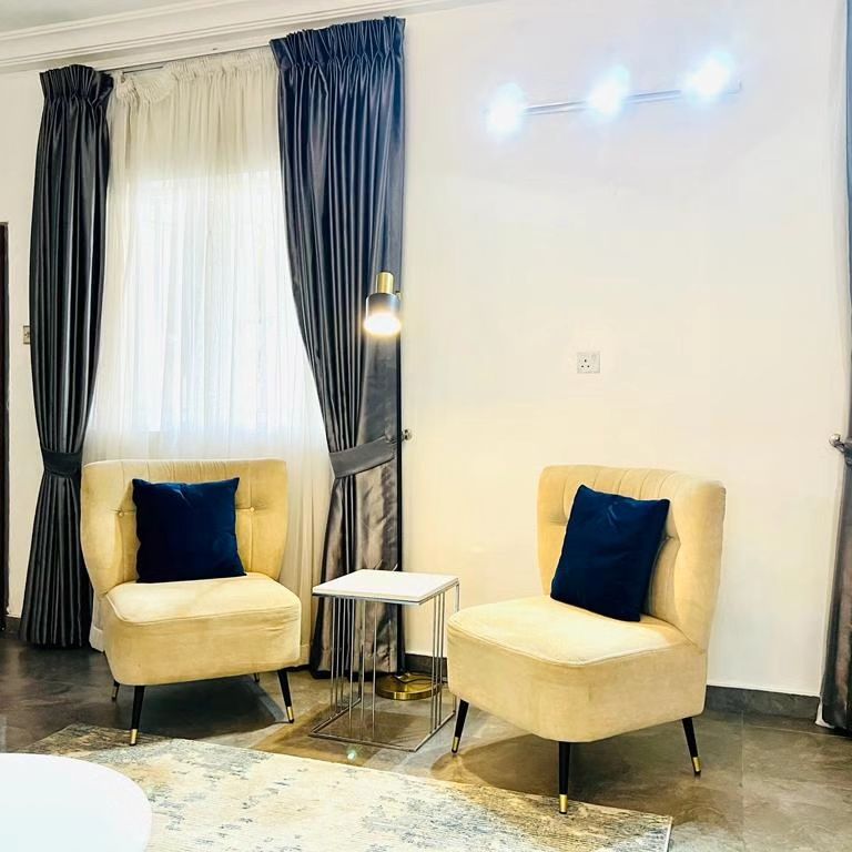 Chairs inside the bedroom