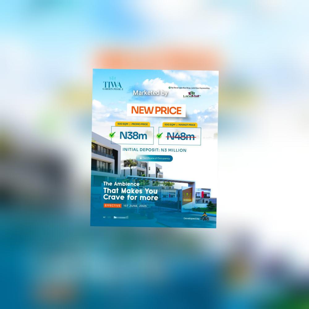 *🤩⏰💃 TIWA GARDEN PHASE 2 IS BACK AND BETTER! 🏡🔥*  Not all opportunities give second chances but with Tiwa Garden Phase 2, you’ve just gotten one! 🎉