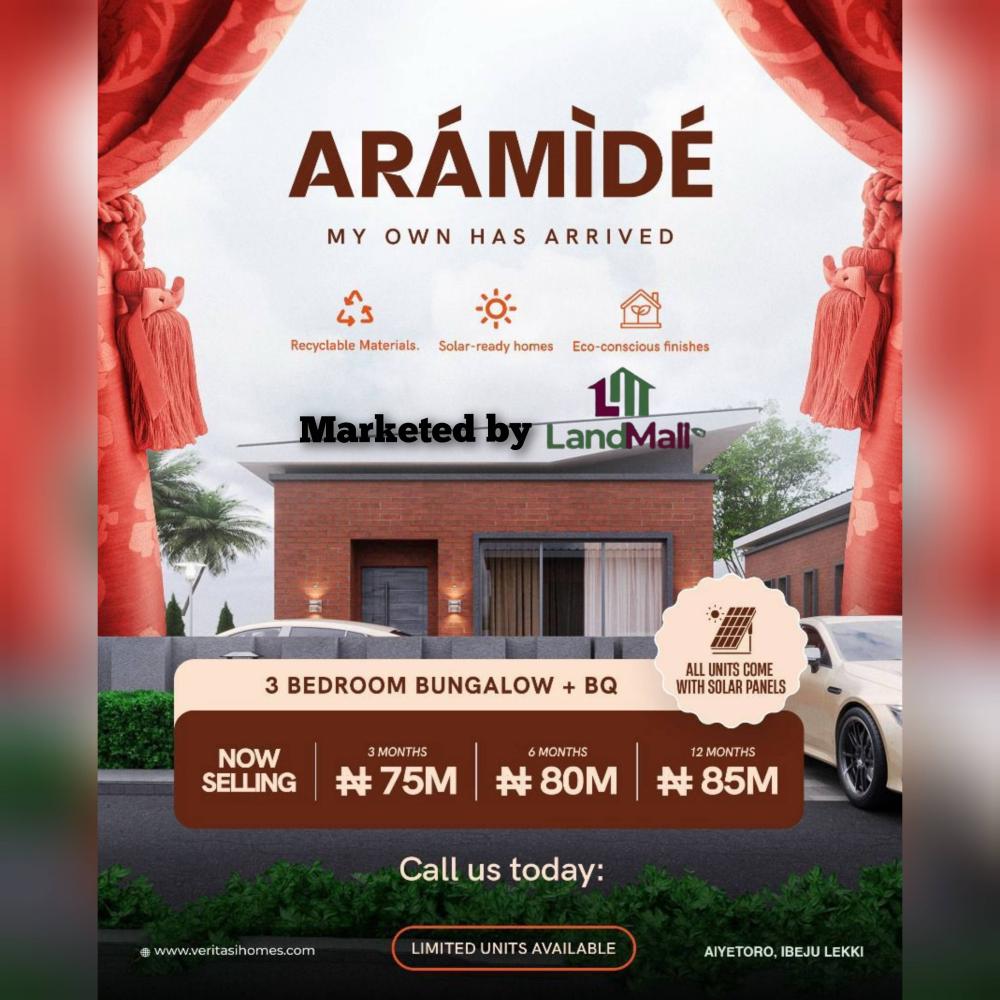 3 Bedroom Bungalow + BQ for SALE at Aiyetoro, Ibeju - Lekki, Lekki - Epe Expressway.