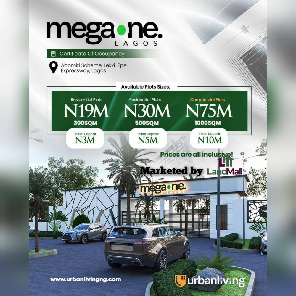 300sqm/500sqm and 1000sqm Dry Land for SALE At Lekki - Epe Expressway.