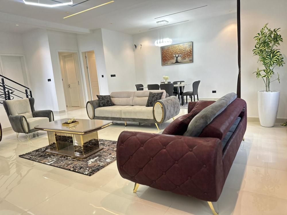 A MAGNIFICENT CONTEMPORARY BRAND NEW  AUTOMATED FOUR BEDROOM SEMI-DETACHED DUPLEX WITH BQ