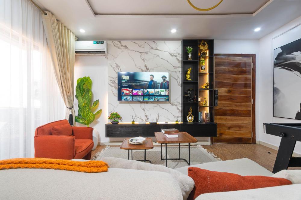 Book this 1 Bedroom Luxurious Apartment for your Home Away from Home Experience Located at MIJL Salem, Ikate.