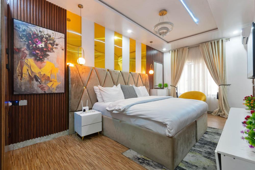 Book this 1 Bedroom Luxurious Apartment for your Home Away from Home Experience Located at MIJL Salem, Ikate.