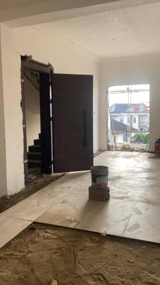 A Detailed and Almost Completed 2 Bedroom Maisonette Apartment with Boys Quarter is Available For Sale at Lekki Phase 1, Lekki.