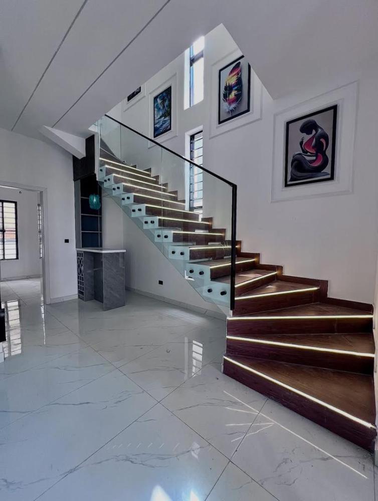 5 Bedroom Fully Detached Home With Swimming Pool, Solar, Inverter and Batteries, Gym Room, Cinema and Roof Top Terrace For SALE at Ikota, Lekki.