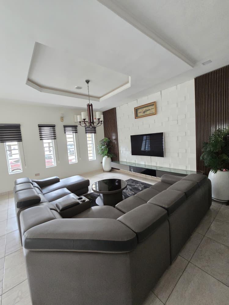 5 Bedroom Fully Detached Duplex Available For RENT Located At Chevron 2 Toll gate, Lekki.