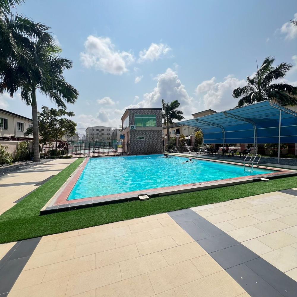 BRANDNEW FURNISHED 4 BED TERRACE (CORNER PIECE) &amp; SWIMMING POOL II 120 MILLION || AJAH’LAGO