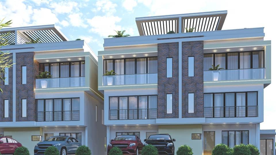 4 Bedroom Semi Detached With Swimming Pool, Gym, BQ and a Rooftop Available For SALE Located At Ikoyi.