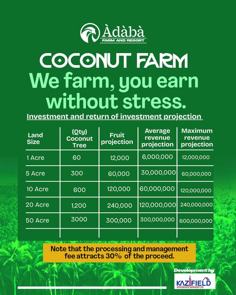 1 ACRE DRY FARM LAND LOCATED AT OWODE, OGUN STATE.