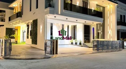 EXQUISITELY FINISHED LUXURY 5 BEDROOM FULLY DETACHED DUPLEX WITH ROOFTOP TERRACE, CINEMA, SWIMMING POOL, GYM  AND BQ*