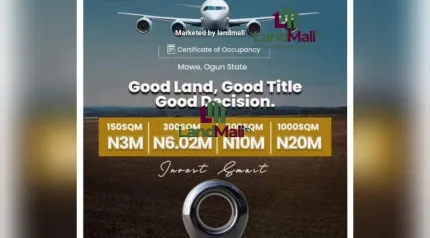 Where dreams meet reality in the vibrant city of Ogun State, Mowe.  📍 *Location*: Abaren Road, Mowe, Ogun state.