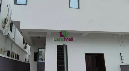 A sharp 4bedroom semi detached duplex without BQ, 2 car park, in a secured estate at Ologolo Lekki 