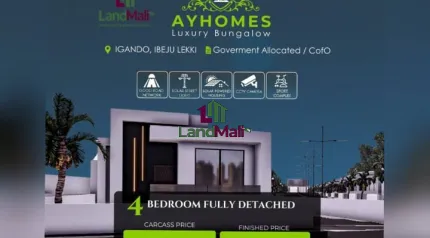 Welcome to a lifestyle where elegance meets comfort. Discover our 4-Bedroom Fully Detached Bungalows in Igando, Ibeju-Lekki — where elegance, comfort, and innovation meet. More than a home, it’s your lifestyle upgrade.