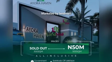 Discover luxury and comfort at Ayora Haven, perfectly located at Iberekodo, off Lekki/Epe Expressway, beside Eleganza, Ibeju-Lekki, Lagos.