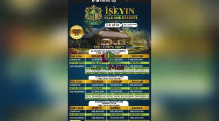  WELCOME TO ÌSÈYÌN HILLS & RESORTS – “City of Wonders” 🌄  Highbridge Homes proudly presents 🌟 ÌSÈYÌN HILLS & RESORTS, a masterpiece designed for those who desire luxury, serenity, and investment value — all in one