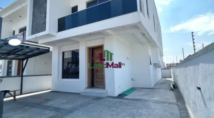 Front view of house and compound 