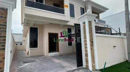 Front view of house and compound 