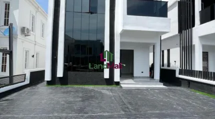 Front view of house and compound 