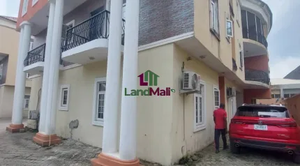 Front view of house and compound 