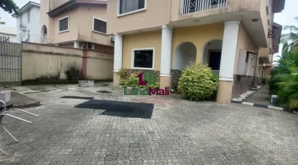 Front view of house and compound 