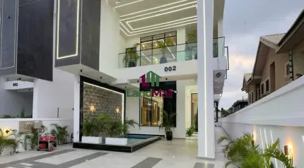 IKOTA LEKKI | 5 BED | N420M CONTEMPORARY 5 BEDROOM FULLY DETACHED DUPLEX WITH SWIMMING POOL, GYM FOR SALE