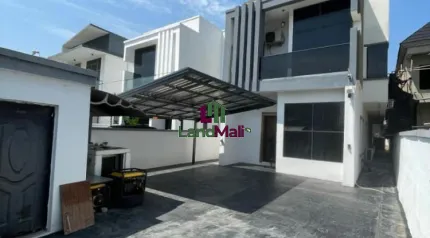 Well built and solid 5bedroom FURNISHED detached duplex with a BQ is up for LEASE — Ready to move in