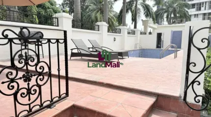Well renovated and solidly built sea view 5bedroom terrace duplex with a BQ is up for LEASE — Ready to move in