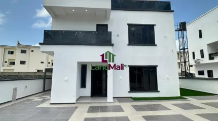 EXQUISITELY FINISHED LUXURY 4 BEDROOM FULLY DETACHED DUPLEX WITH  BQ, SWIMMING POOL, LAUNDRY ROOM AND It HAS A 3 LIVING ROOM AND A GATEHOUSE
