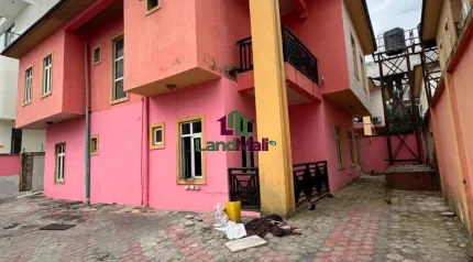 4 bedrooms plus BQ fully detached and self compound Massive and strongly built duplex