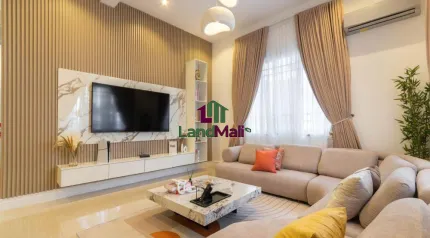 Fully furnished 4bedroom semi detached house with a room bq for rent