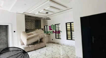 3 BEDROOM SEMI DETACHED DUPLEX WITH BQ AT ATICAN BEACH ESTATE BESIDE COSTAL ROAD LEKKI 