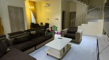 Furnished 4bed Semi Detached Duplex with bq (self compound)