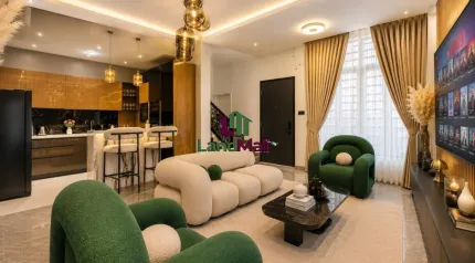 A brand new Luxury 4Bedroom Private compound with Bathtub, Outdoor lounge,Table tennis, PS5, Dishwasher, CCTV and Balconies
