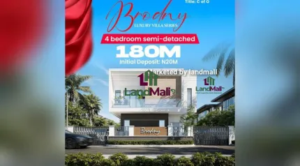 BRODNY LUXURY VILLA SERIES   Offers an exceptional opportunity to own a 4-bedroom semi-detached luxury home  This elegant villa combines modern architecture, comfort, and premium living.