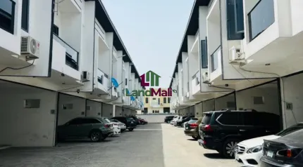 FURNISHED 4 BEDROOM TERRACE DUPLEX WITH BQ AT IKOTA LEKKI LAGOS FOR RENT 