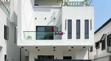 📍IKOTA LEKKI | 5 BED | N420M CONTEMPORARY 5 BEDROOM FULLY DETACHED HOME WITH SWIMMING POOL, SOLAR, INVERTER & BATTERIES, GYM ROOM , CINEMA , ROOF TOP TERRACE FOR SALE