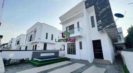 EXQUISITELY FINISHED LUXURY 5 BEDROOM FULLY DETACHED DUPLEX WITH ROOFTOP TERRACE, CINEMA, SWIMMING POOL, GYM  AND BQ*