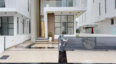 5 bedroom fully detached duplex for sale in Osapa London Lekki with cinema pool gym and BQ. 