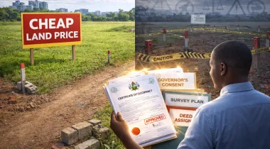 Land vs title of land