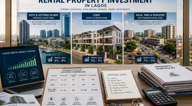 Statistics of best rental locations in lagos