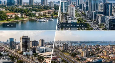 Visual images of Lekki, Vi, Ikeja, Ikoyi