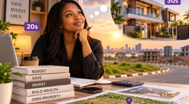 A lady Planning her investment portfolio