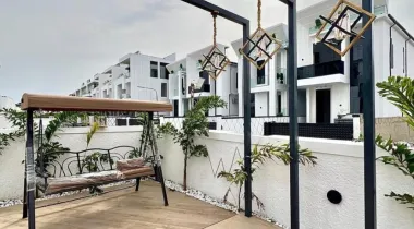 📍CHEVRON LEKKI | 5 BED | N900M Contemporary Designed 5 Bedroom Fully Detached Home with Elevator , CCTV cameras, Swimming pool, Gazebo, Outdoor  lounge , Gym, Roof Top Terrace , 4 Cars space , Bq for sale‼️‼️