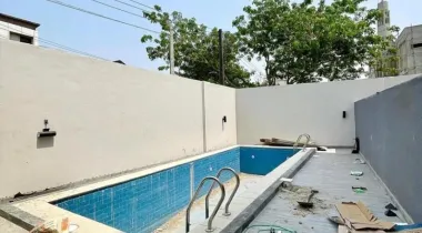 Bedroom Semi Detached Duplex with a Pool, Elevator and 2 Room BQ