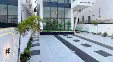 📍AJAH LAGOS | 5 BED | N300M CONTEMPORARY DESIGNED 5 BEDROOM FULLY DETACHED DUPLEX WITH SWIMMING POOL , GYM , BQ FOR SALE‼️